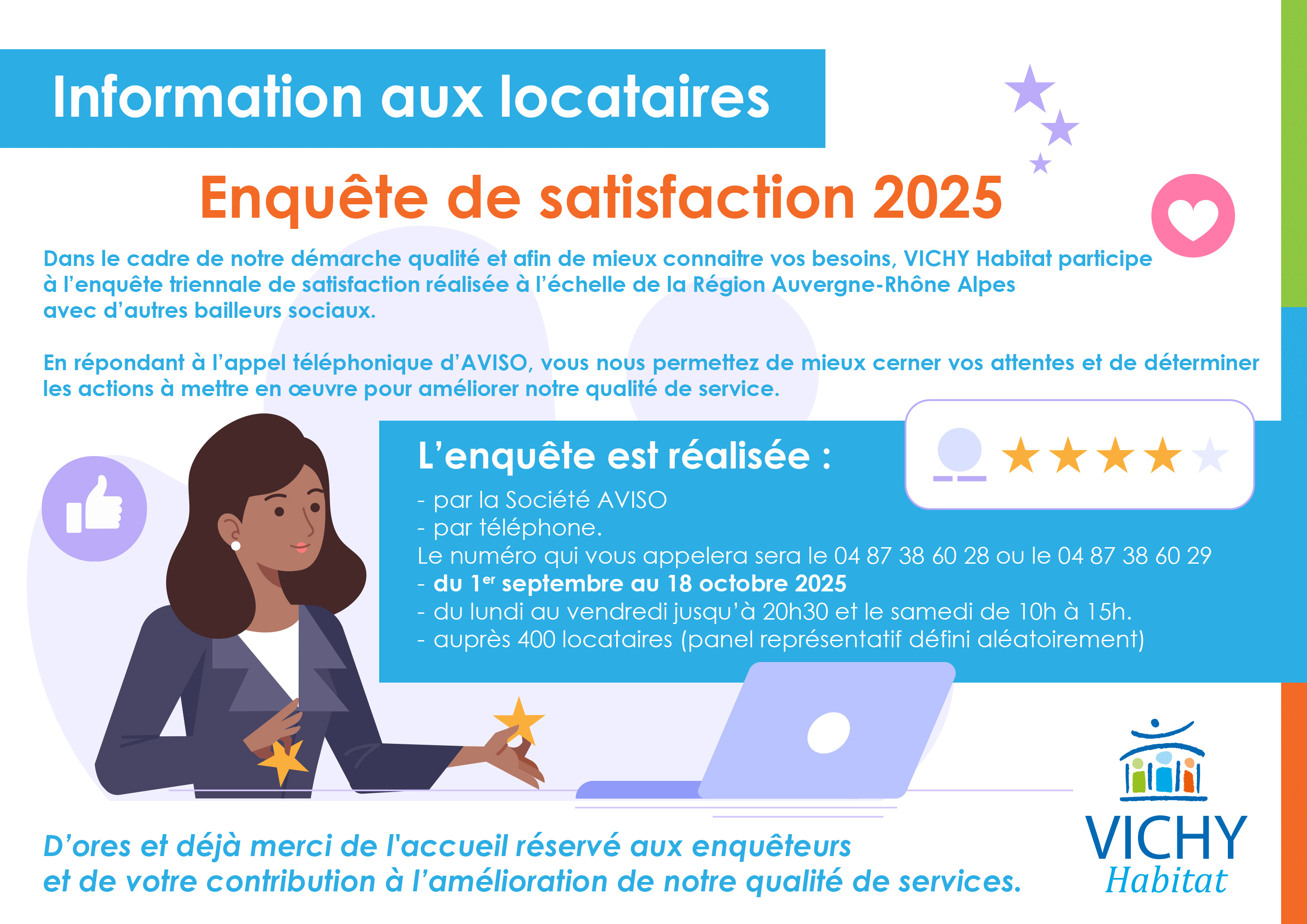 Enquête de satisfaction